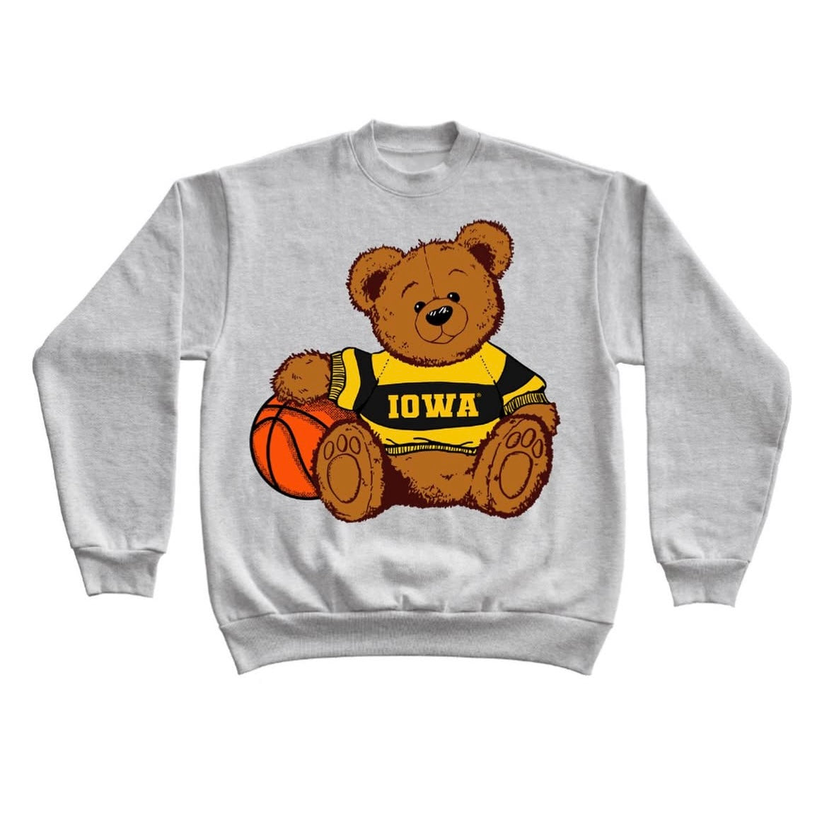 Iowa Basketball Teddy Crewneck